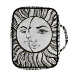 Bohemian Celestial Sun And Moon Print Front Pocket Bible Bag