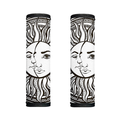 Bohemian Celestial Sun And Moon Print Handle Covers