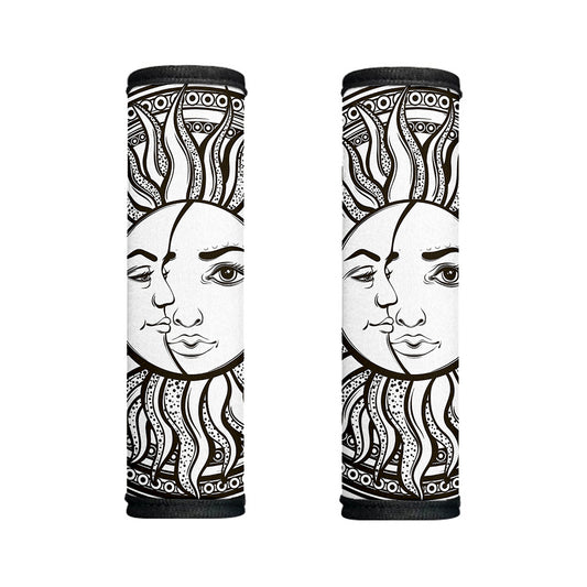 Bohemian Celestial Sun And Moon Print Handle Covers