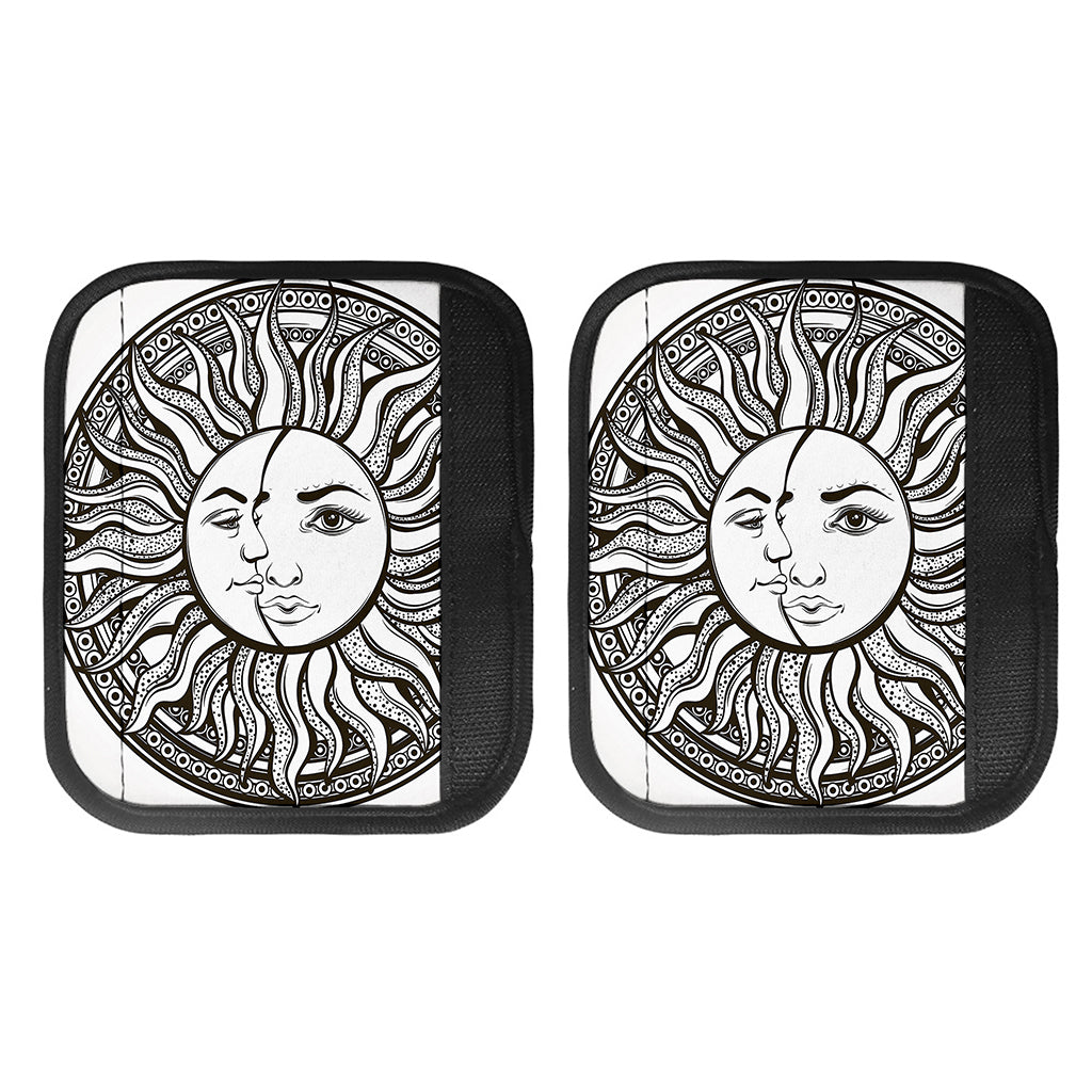 Bohemian Celestial Sun And Moon Print Handle Covers
