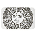 Bohemian Celestial Sun And Moon Print Indoor Door Mat