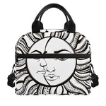 Bohemian Celestial Sun And Moon Print Insulated Lunch Bag