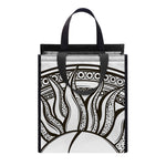 Bohemian Celestial Sun And Moon Print Insulated Lunch Tote