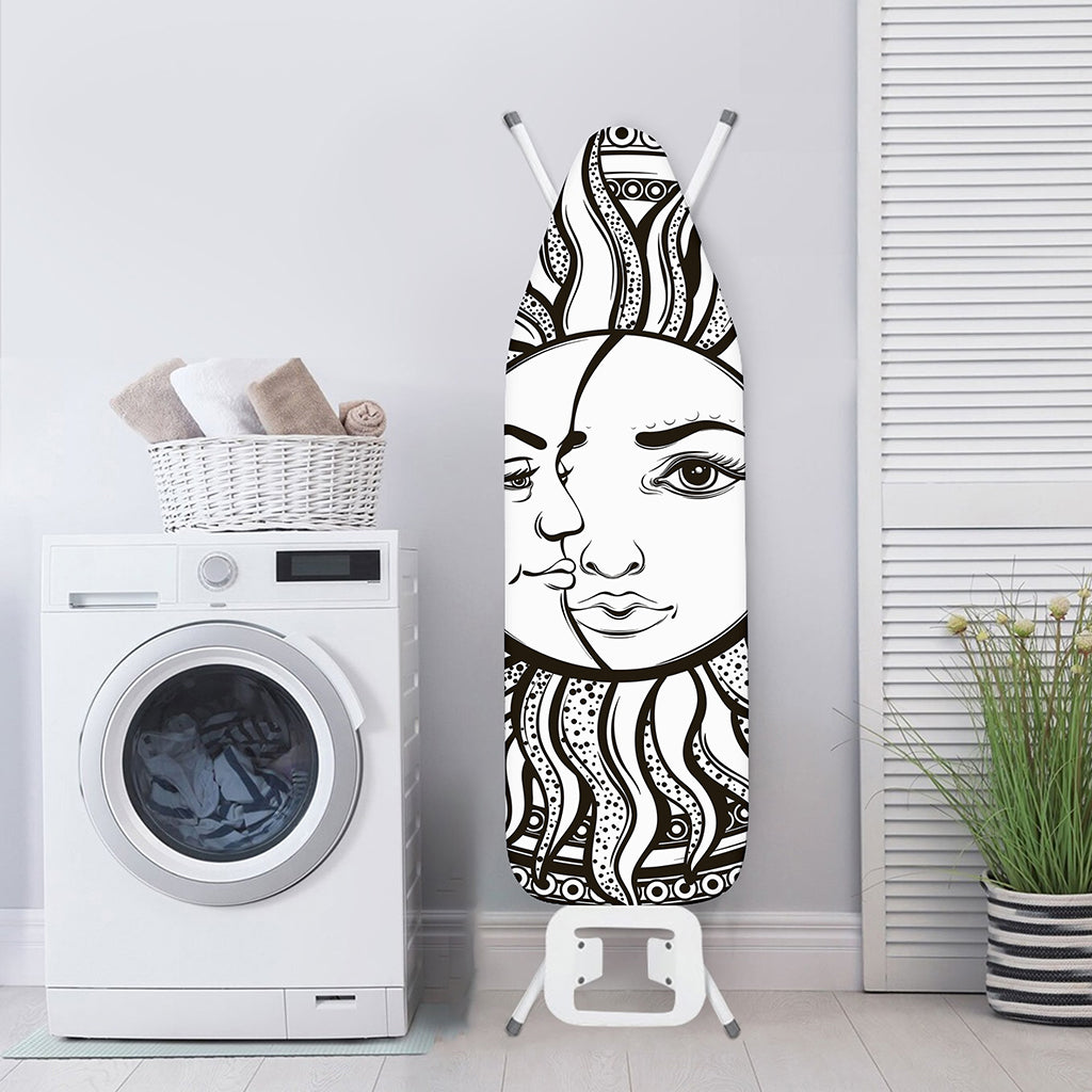 Bohemian Celestial Sun And Moon Print Ironing Board Cover