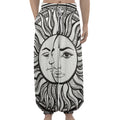 Bohemian Celestial Sun And Moon Print Lantern Pants