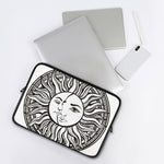 Bohemian Celestial Sun And Moon Print Laptop Sleeve