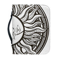 Bohemian Celestial Sun And Moon Print Leather Bible Cover