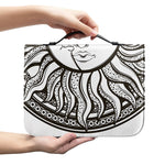 Bohemian Celestial Sun And Moon Print Leather Bible Cover