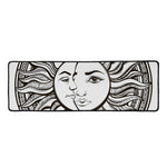 Bohemian Celestial Sun And Moon Print Long Kitchen Mat