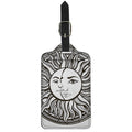 Bohemian Celestial Sun And Moon Print Luggage Tag