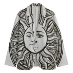 Bohemian Celestial Sun And Moon Print Men's Blazer
