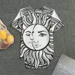 Bohemian Celestial Sun And Moon Print Men's Bodysuit