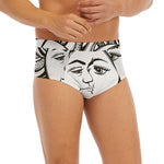 Bohemian Celestial Sun And Moon Print Men's Briefs