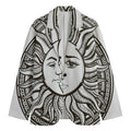 Bohemian Celestial Sun And Moon Print Men's Cotton Blazer