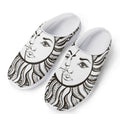 Bohemian Celestial Sun And Moon Print Mesh Casual Shoes