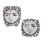 Bohemian Celestial Sun And Moon Print Office Chair Cover