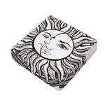 Bohemian Celestial Sun And Moon Print Outdoor Seat Cushion Cover