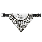 Bohemian Celestial Sun And Moon Print Over The Collar Dog Bandana