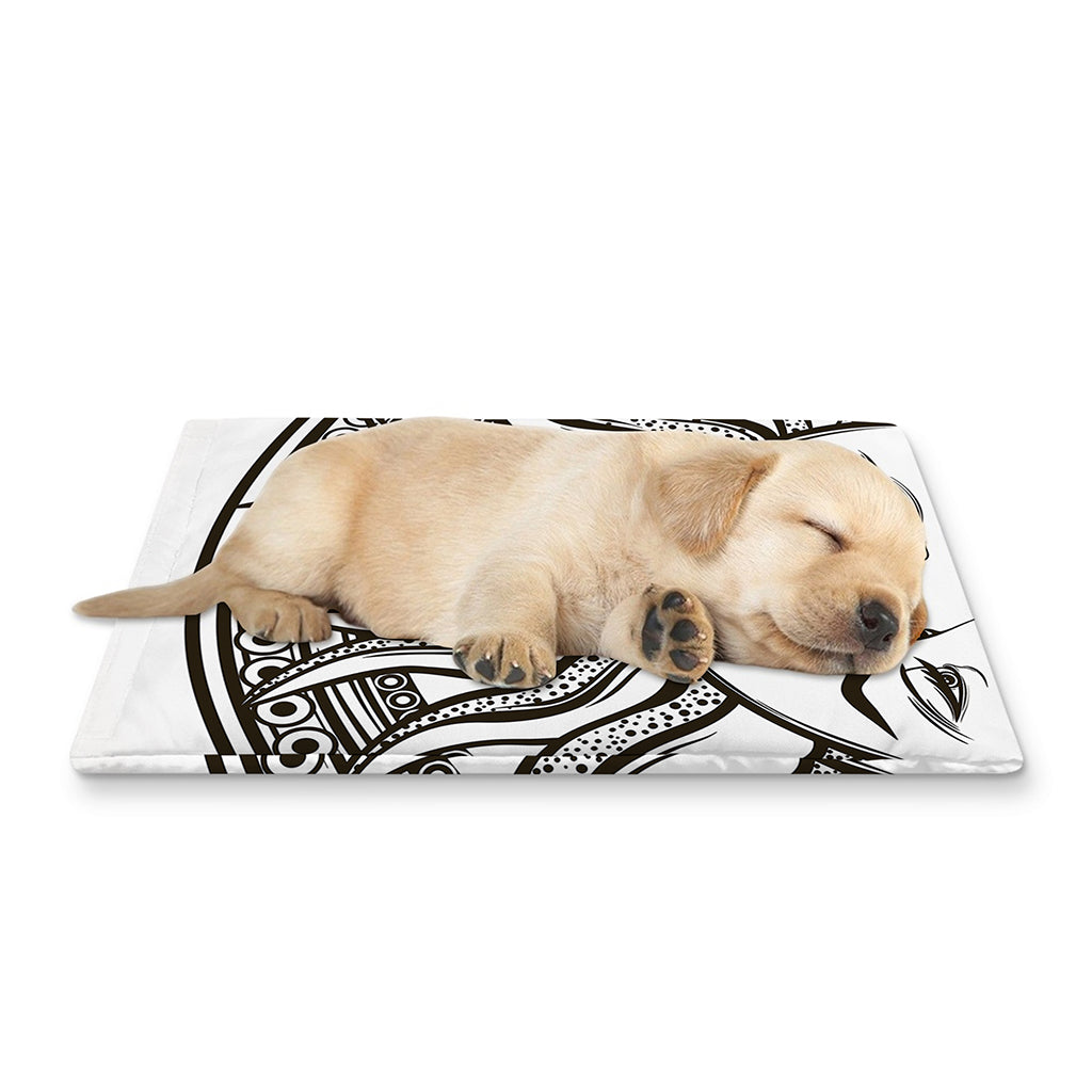 Bohemian Celestial Sun And Moon Print Pet Cooling Mat Cover