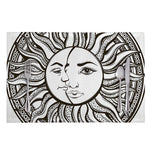 Bohemian Celestial Sun And Moon Print Placemat