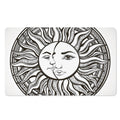 Bohemian Celestial Sun And Moon Print Polyester Doormat