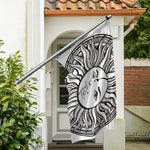Bohemian Celestial Sun And Moon Print Polyester Flag
