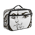 Bohemian Celestial Sun And Moon Print Portable Lunch Bag