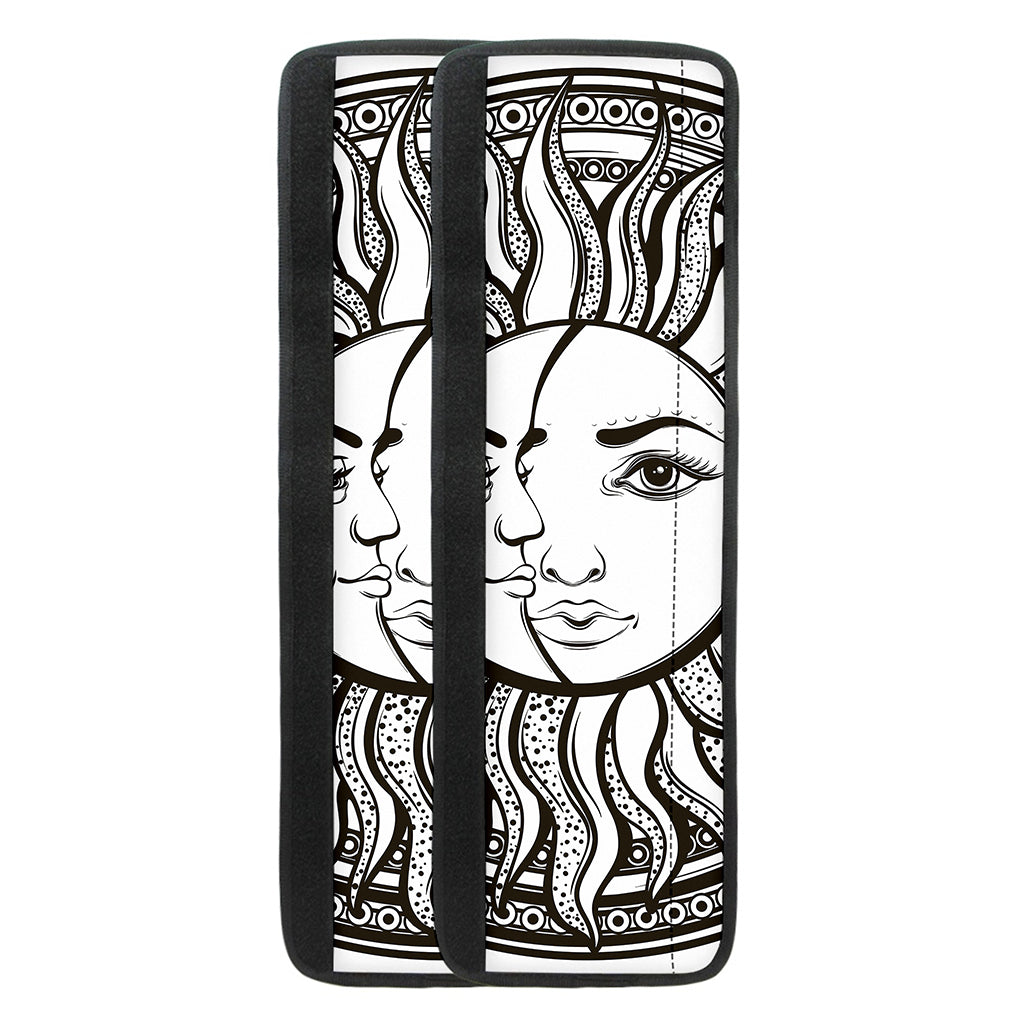 Bohemian Celestial Sun And Moon Print Refrigerator Handle Covers