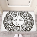 Bohemian Celestial Sun And Moon Print Rubber Doormat