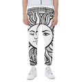 Bohemian Celestial Sun And Moon Print Joggers