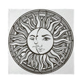 Bohemian Celestial Sun And Moon Print Silk Bandana