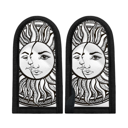 Bohemian Celestial Sun And Moon Print Skillet Handle Cover