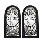 Bohemian Celestial Sun And Moon Print Skillet Handle Cover