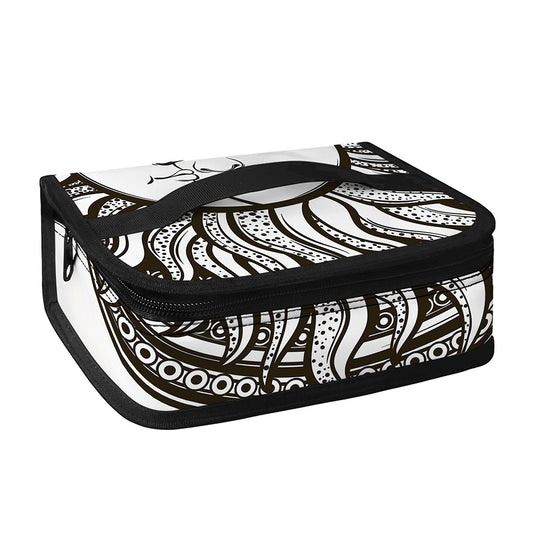 Bohemian Celestial Sun And Moon Print Small Lunch Bag