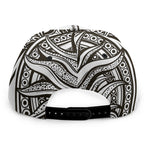 Bohemian Celestial Sun And Moon Print Snapback Cap
