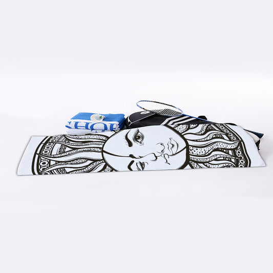 Bohemian Celestial Sun And Moon Print Sports Towel