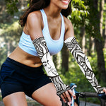 Bohemian Celestial Sun And Moon Print Sun Protection Arm Sleeves
