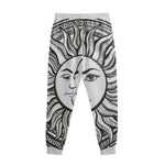 Bohemian Celestial Sun And Moon Print Sweatpants