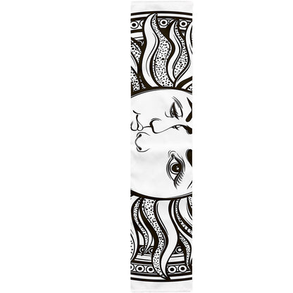 Bohemian Celestial Sun And Moon Print Table Runner