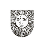 Bohemian Celestial Sun And Moon Print Toilet Lid Cover