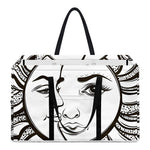 Bohemian Celestial Sun And Moon Print Utility Tote Bag