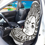 Bohemian Celestial Sun And Moon Print Waterproof Car Seat Cover