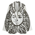 Bohemian Celestial Sun And Moon Print Women's Cotton Blazer
