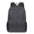 Bohemian Constellation Pattern Print 17 Inch Backpack