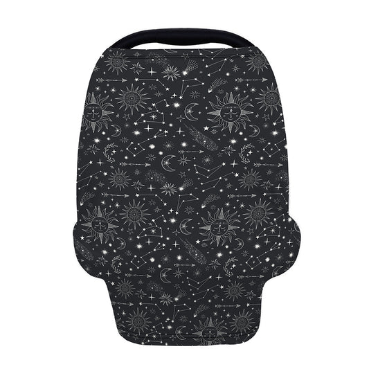 Bohemian Constellation Pattern Print Baby Seat Cover