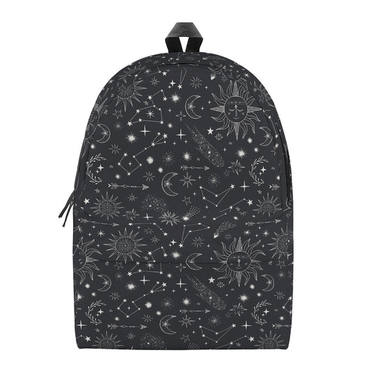 Bohemian Constellation Pattern Print Backpack