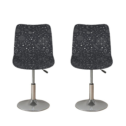 Bohemian Constellation Pattern Print Bar Stool Covers