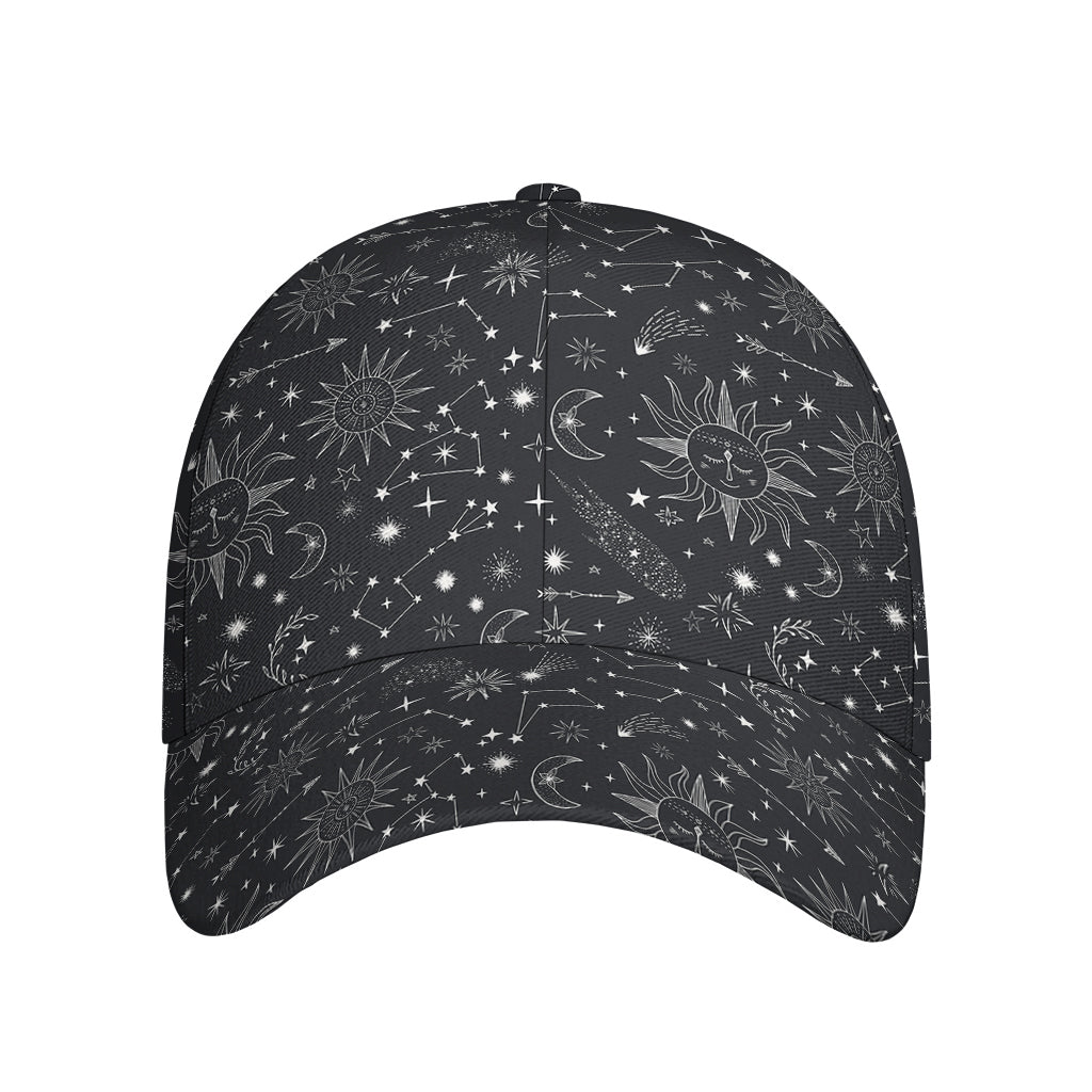 Bohemian Constellation Pattern Print Baseball Cap