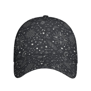 Bohemian Constellation Pattern Print Baseball Cap