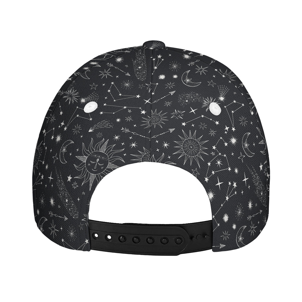 Bohemian Constellation Pattern Print Baseball Cap